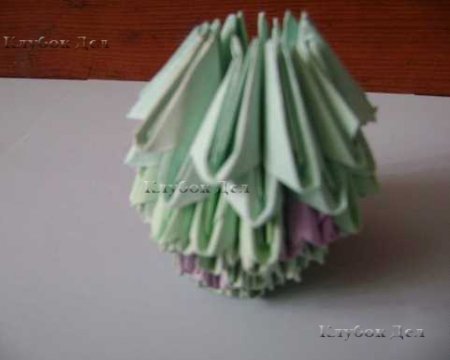 Модульное оригами: "Подсвечник"