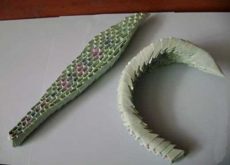 Модульное оригами: "Подсвечник"