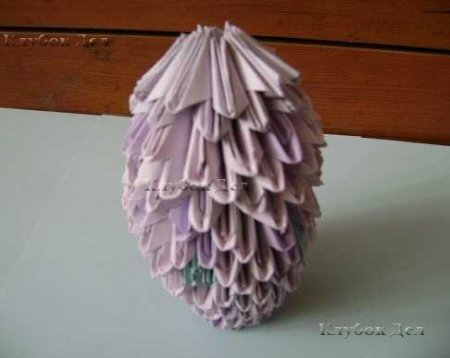 Модульное оригами: "Подсвечник"