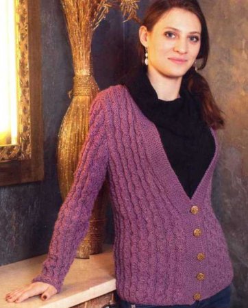 Жакет с длинными рукавами