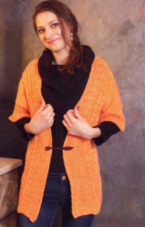 Жакет с короткими рукавами