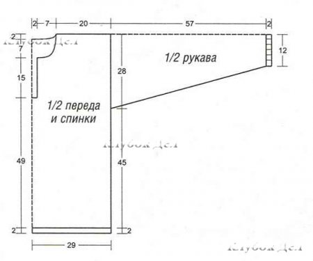 Мужской полосатый свитер