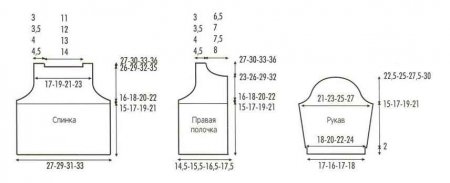 Разноцветный жакетик