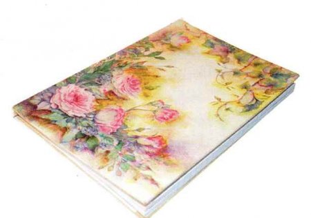 Декупаж "Блокнот"