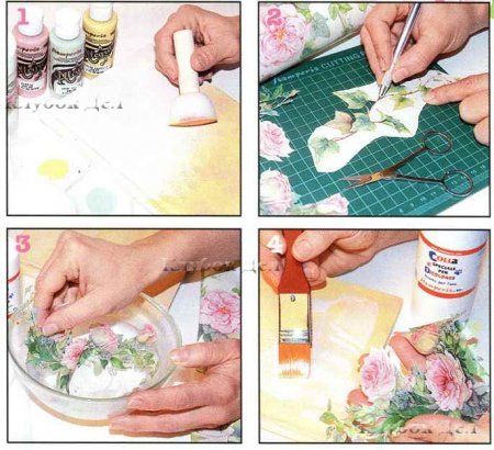 Декупаж "Блокнот"