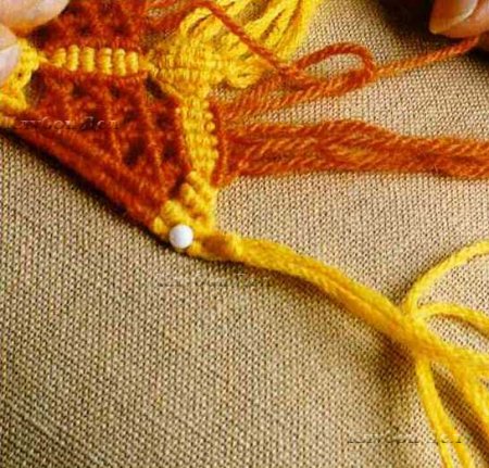 Макраме "Подушка"