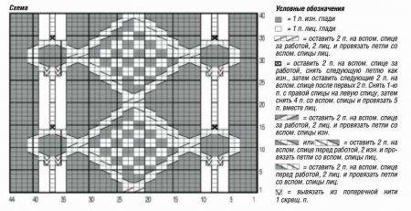 Жакет с фантазийным узором