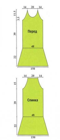 Ярко-зеленое платье