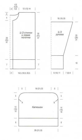Красный жакет с капюшоном