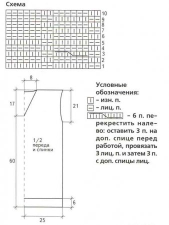 Мужской жилет с косами
