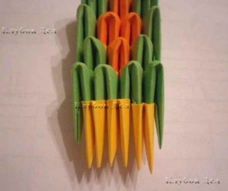 Модульное оригами "Змейка"