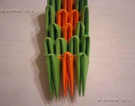 Модульное оригами "Змейка"