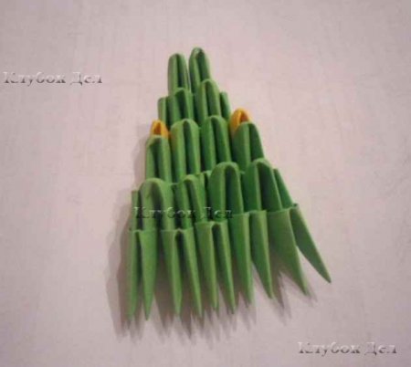 Модульное оригами "Змейка"