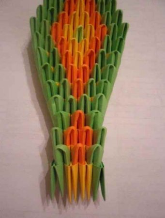 Модульное оригами "Змейка"