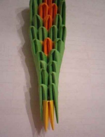 Модульное оригами "Змейка"