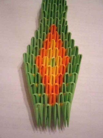 Модульное оригами "Змейка"