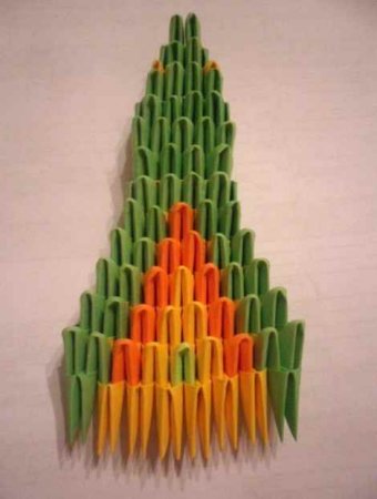 Модульное оригами "Змейка"