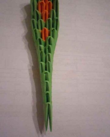 Модульное оригами "Змейка"