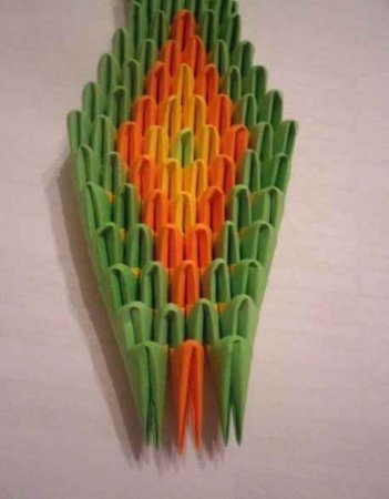 Модульное оригами "Змейка"