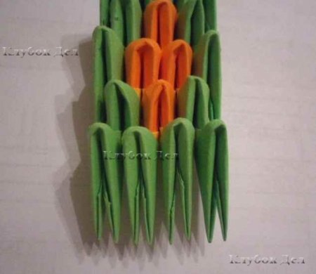 Модульное оригами "Змейка"