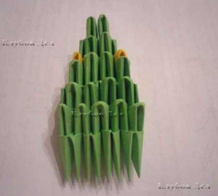 Модульное оригами "Змейка"