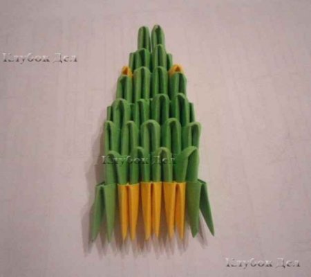 Модульное оригами "Змейка"