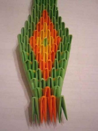 Модульное оригами "Змейка"