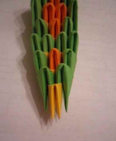 Модульное оригами "Змейка"