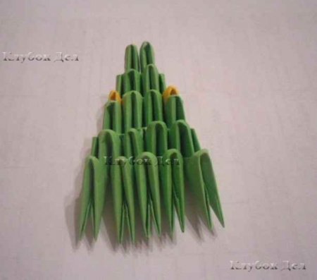 Модульное оригами "Змейка"