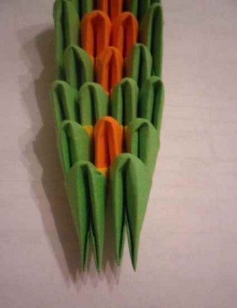 Модульное оригами "Змейка"