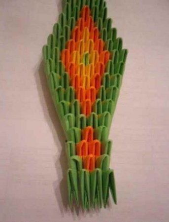 Модульное оригами "Змейка"