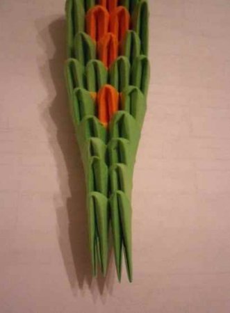 Модульное оригами "Змейка"