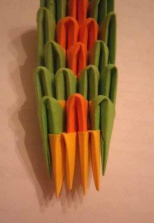 Модульное оригами "Змейка"