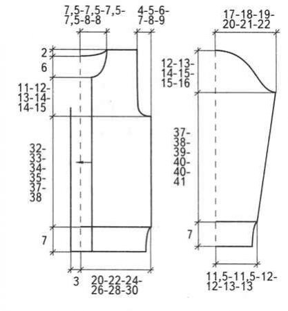Пестрый жакет на пуговицах