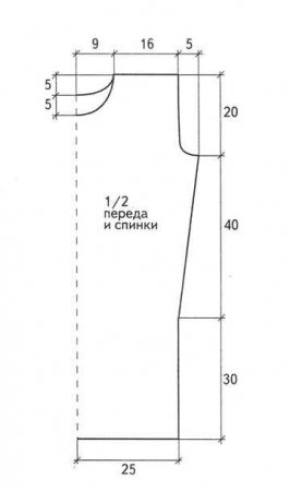 Меланжевое платье без рукавов