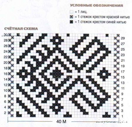 Жилет с узором