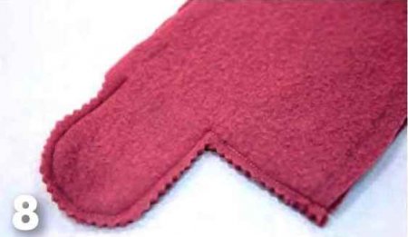 Шитье: "Флисовые варежки"