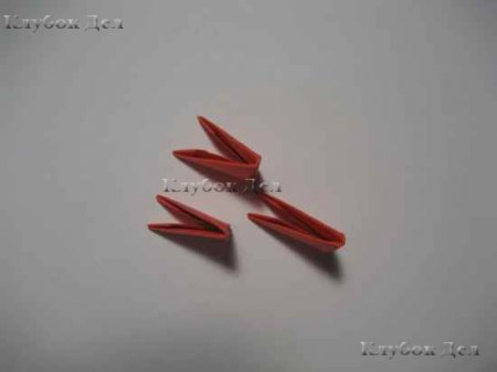 Модульное оригами "Сердечки"