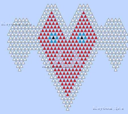 Модульное оригами "Сердечки"