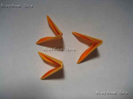 Модульное оригами "Пава"