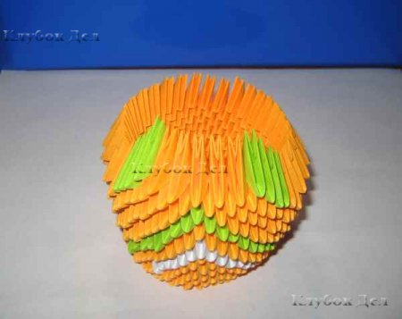 Модульное оригами "Пава"