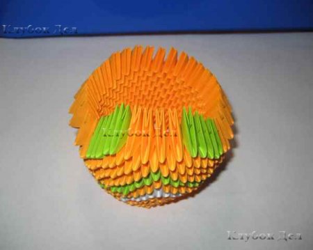 Модульное оригами "Пава"