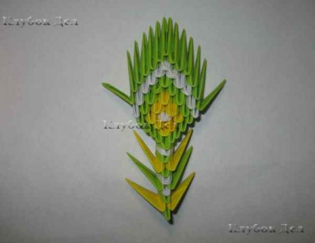 Модульное оригами "Пава"