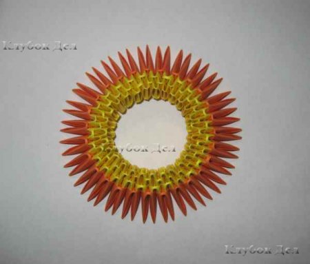 Модульное оригами "Пава"