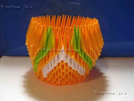 Модульное оригами "Пава"