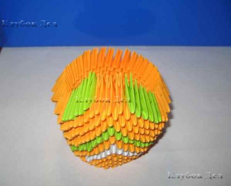 Модульное оригами "Пава"