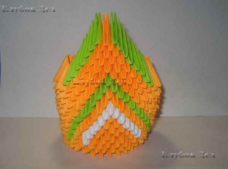 Модульное оригами "Пава"