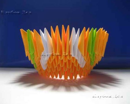 Модульное оригами "Пава"