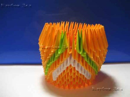 Модульное оригами "Пава"