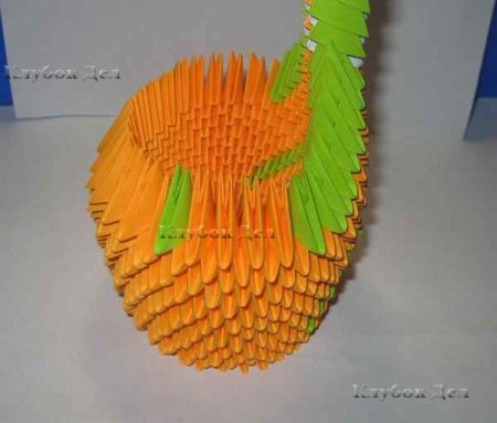 Модульное оригами "Пава"